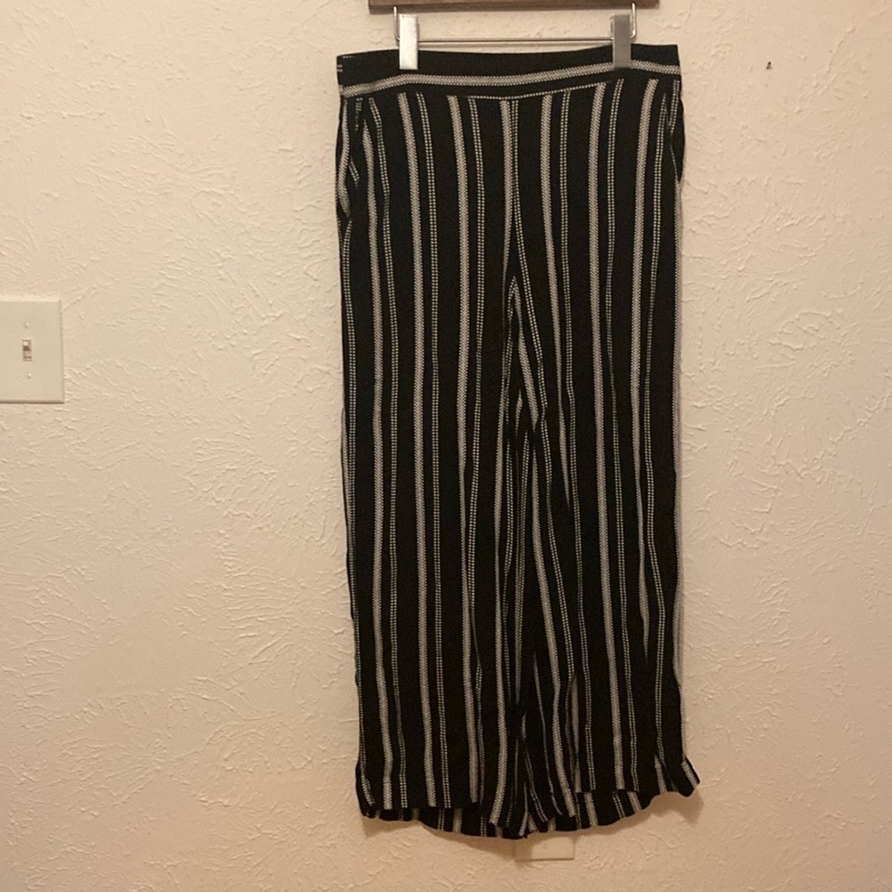 LOFT Fluid Wide Leg Ankle Pants